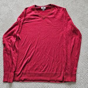 Old Navy Red V Neck Sweater
